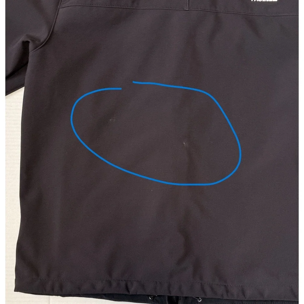 THE NORTH FACE WindWall - Men's Black SoftShell Windbreaker‎ Jacket - Large